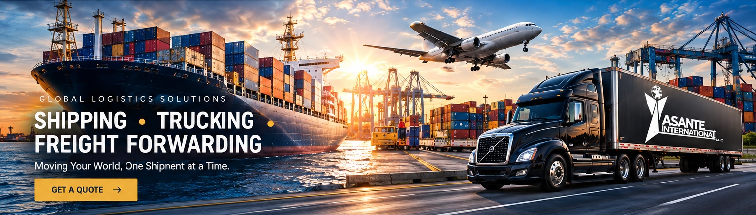 Asante International shipping, trucking and freight forwarding