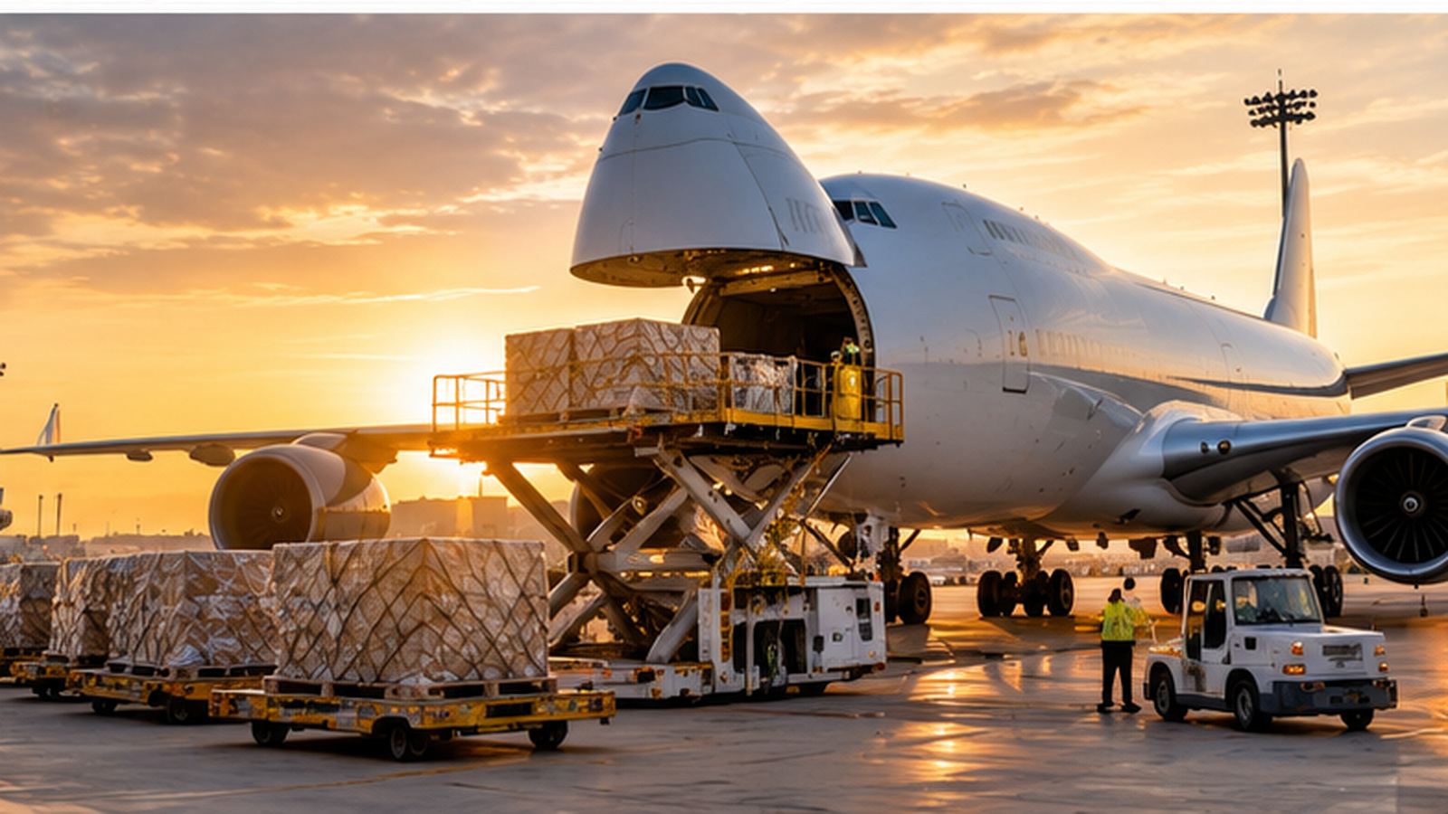 Air freight forwarding operations